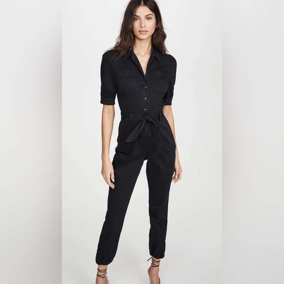 PAIGE Mayslie stretch-cotton-blend jumpsuit Size 0 $279